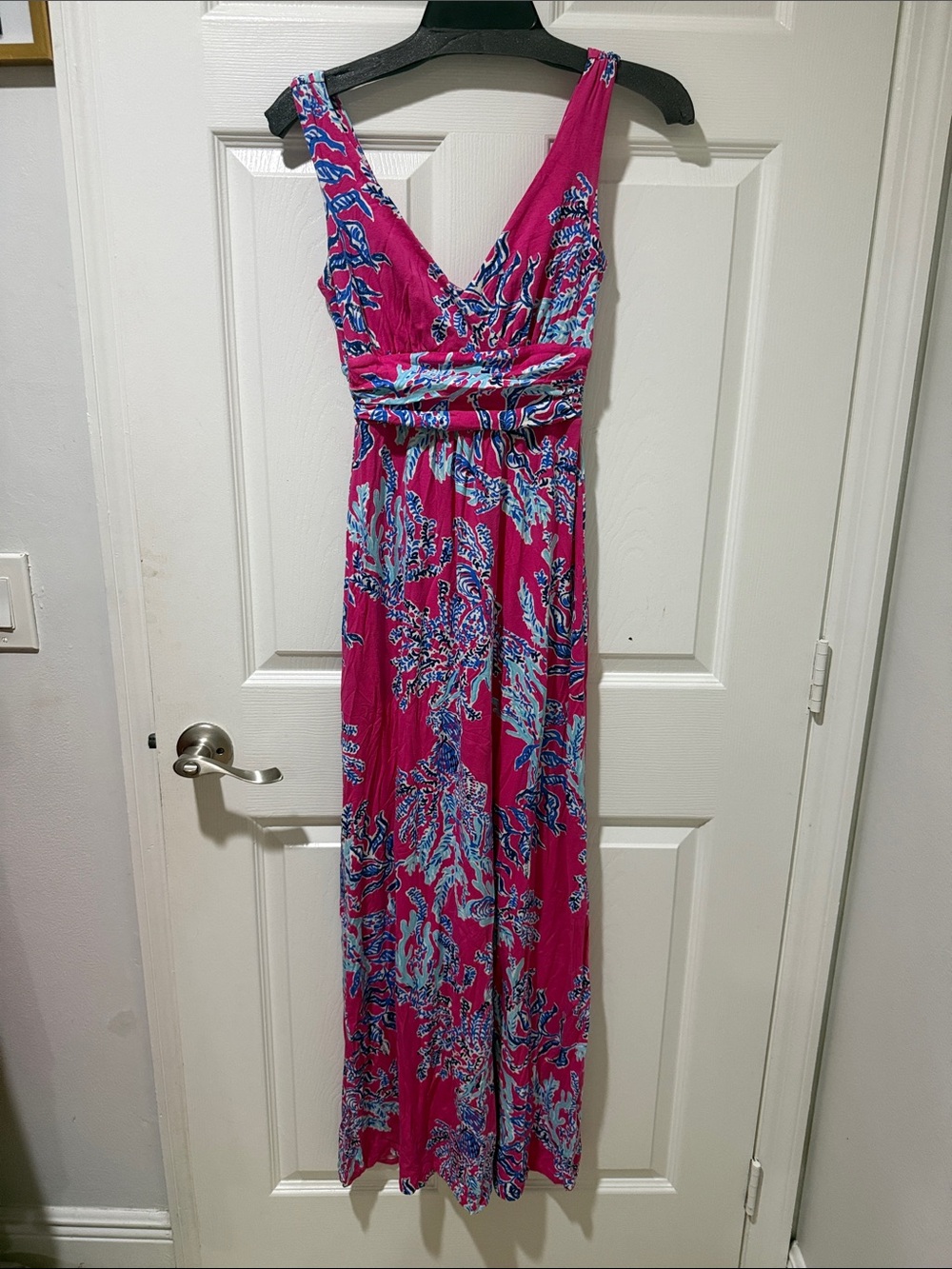 Lilly Pulitzer Pink Floral Maxi Dress